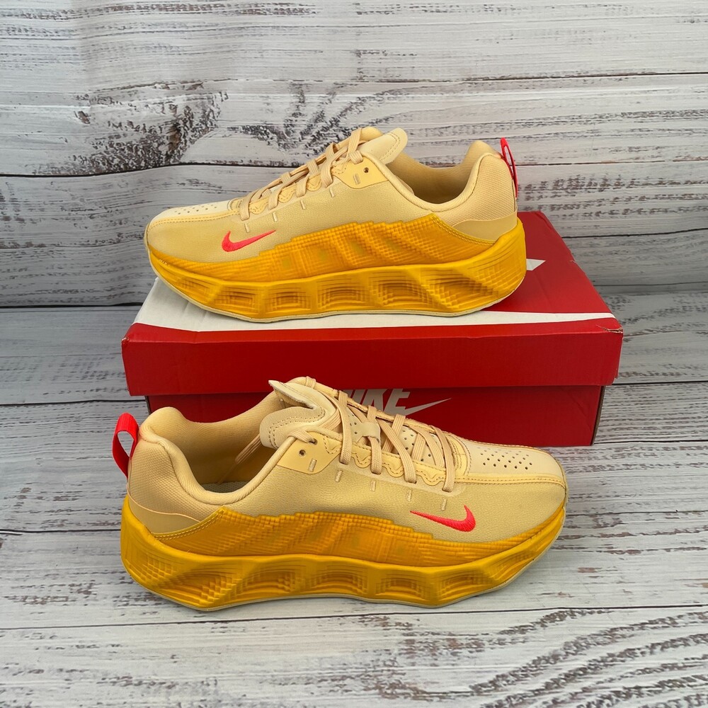 Nike Ava Rover Youth 6.5 Y (Womens 8) Sneakers Celestial Gold and Bright Crimson